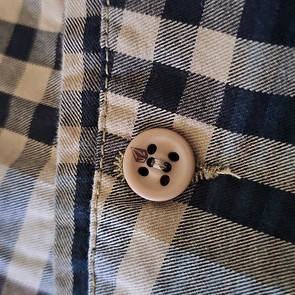 Volcom Stone Plaid Retro Skate Shorts Men’s 30 Blue, Brown, Beige, White - Picture 3 of 3